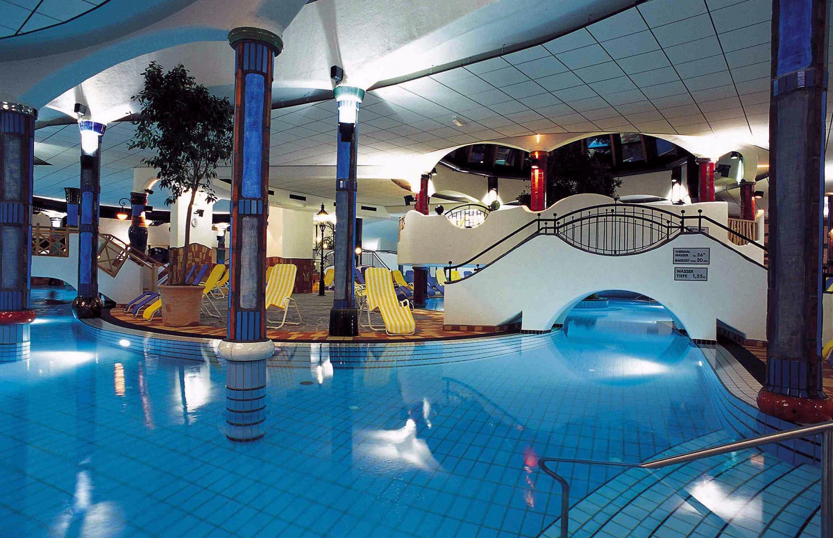 Hotel designed by Hundertwasser - like a fairy tale