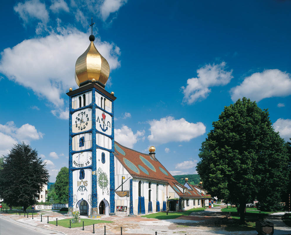 Church of St. Barbara - Hundertwasser redesign